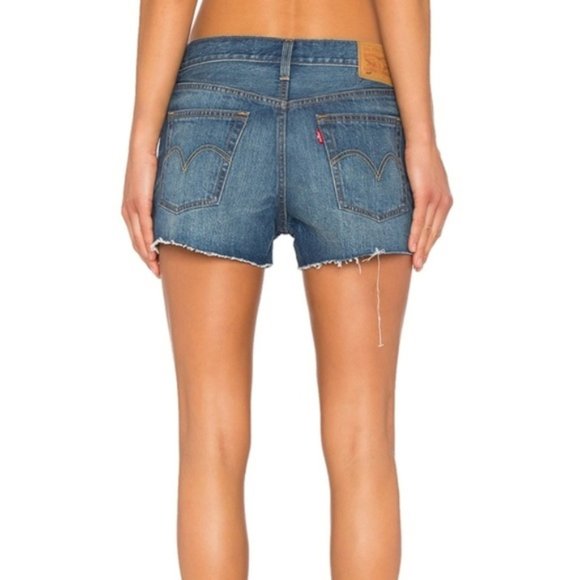 NWT Levi's Cutoff Denim Shorts California Tide - Picture 3 of 5